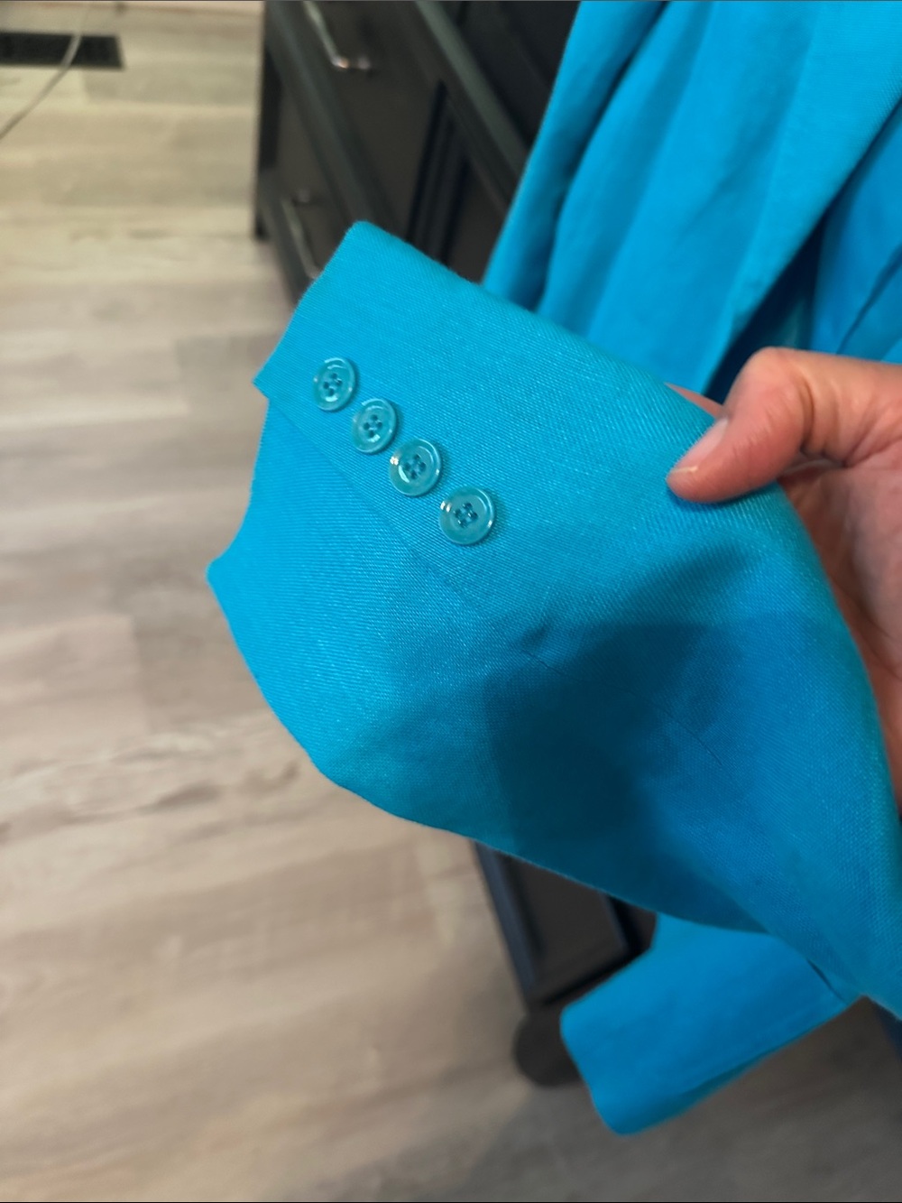VTG Talbots Turquoise Blazer Jacket - Picture 5 of 7